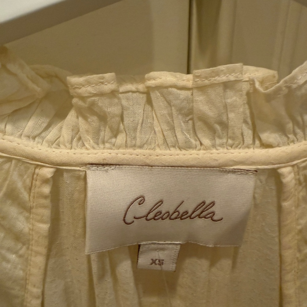 Cleobella Cream Ruffle Dress - Picture 2 of 11